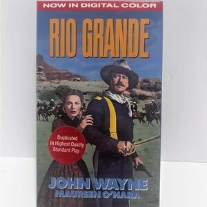 Rio Grande VHS Movie with John Wayne and Maureen O'Hara New Vintage
